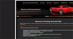 Desktop Screenshot of beacondrivingschoolmd.com